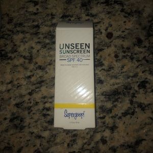 Unseen sunscreen